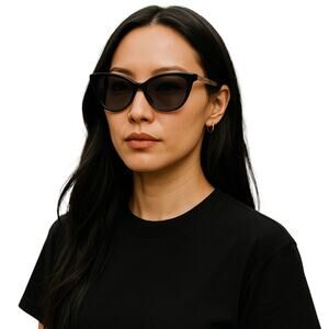 NEW Kate Spade Mckenzee Sunglasses Square Black Size 57,17